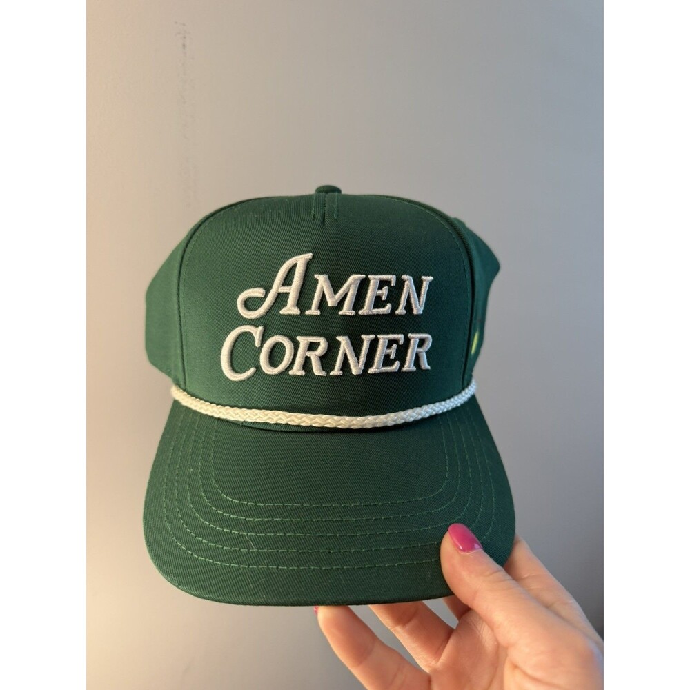 NEW 2026 Masters Amen Corner Performance Rope Hat Augusta National Golf Cap NWT